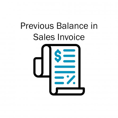 Previous Balance in Sales Invoice