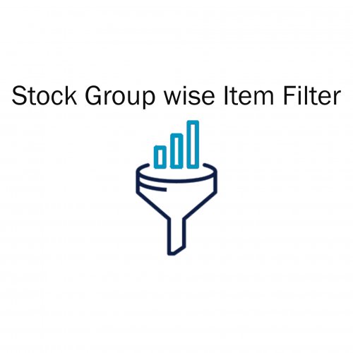 Stock Group wise Item Filter
