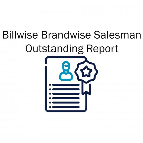 Billwise Brandwise Salesman Outstanding Report